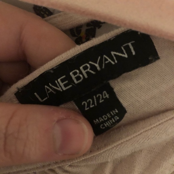 Blush to burgundy ombré tee - Picture 3 of 3